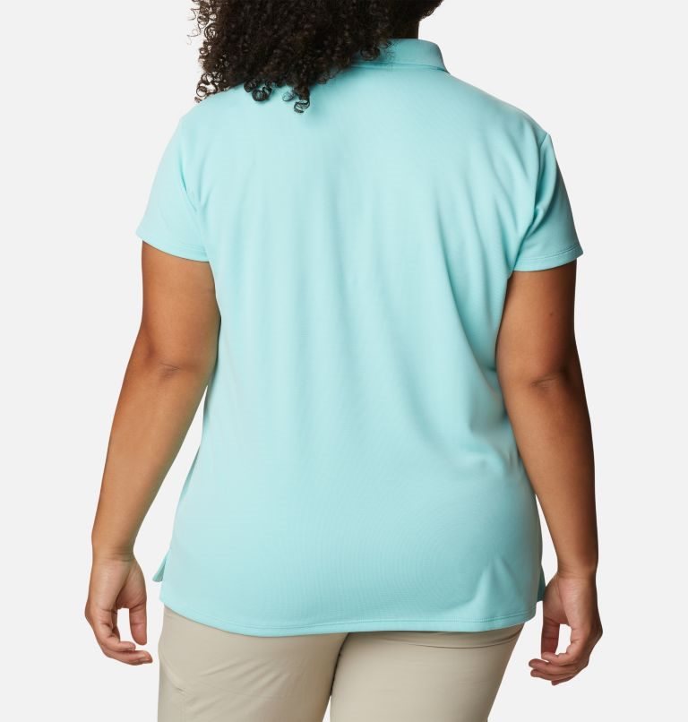 Tricouri Polo Columbia PFG Innisfree Scurte Sleeve Dama Turcoaz | Plus Size YJM197Z8Q